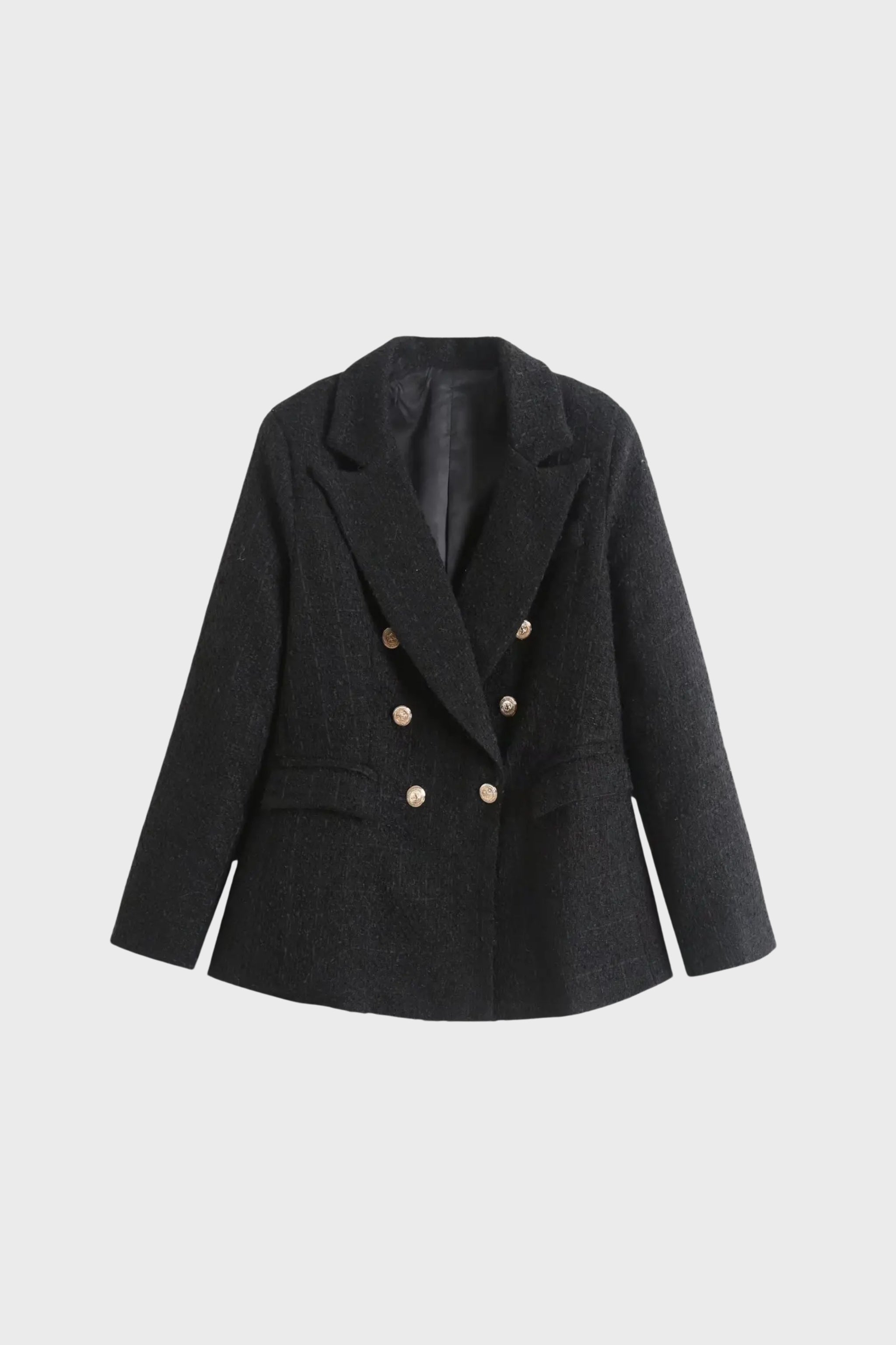 Ashton Blazer in black color - a sleek, tailored women's blazer in a timeless design.