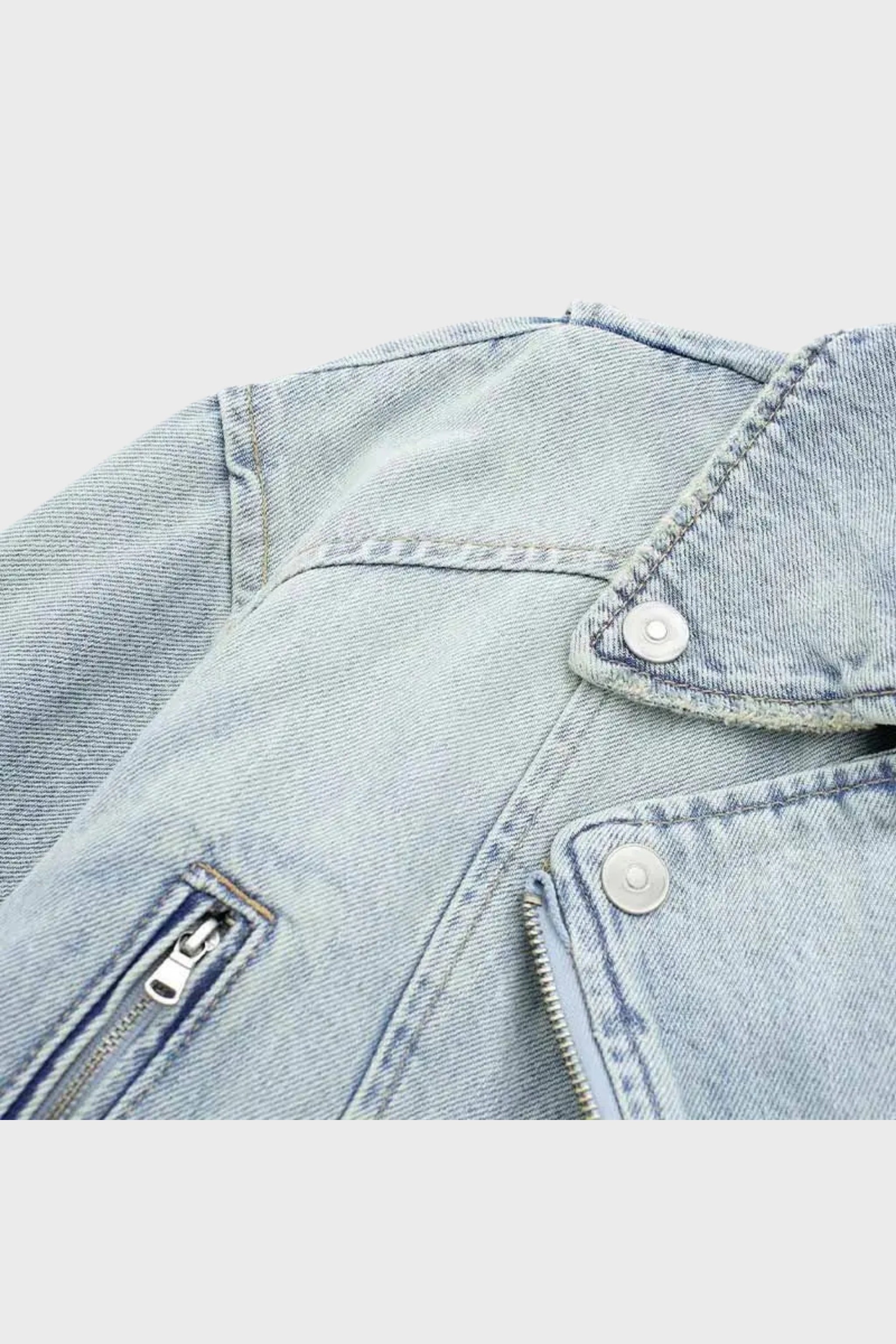 Chloe Jacket - classic denim jacket styled for a chic, everyday look